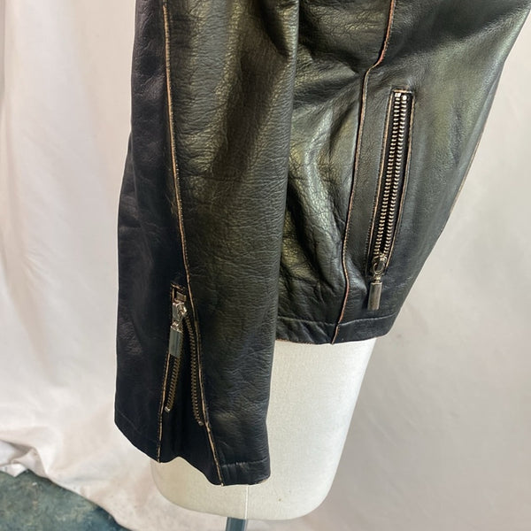 Tag Hauer Black Leather Steve McQueen Jacket