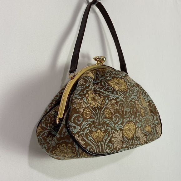 Glenda Geis Tapestry Print w/ Kiss Lock Bag