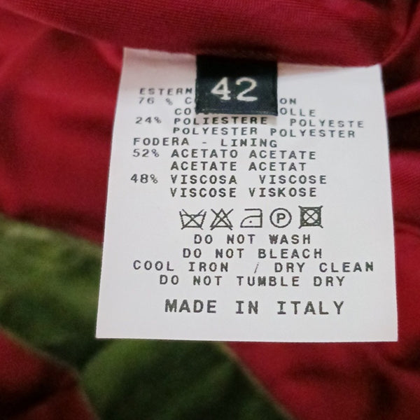 Etro Vintage Paisley Red and Brown Jacket