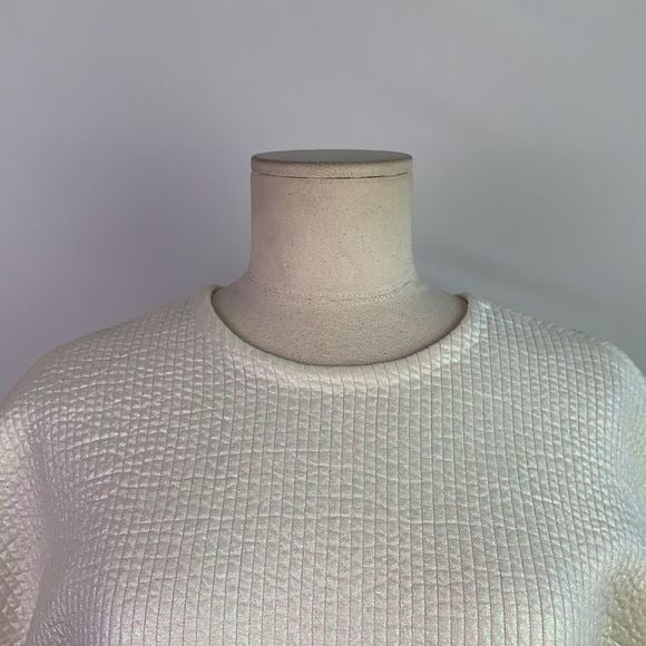 NWT Nanushka textured pearlized top