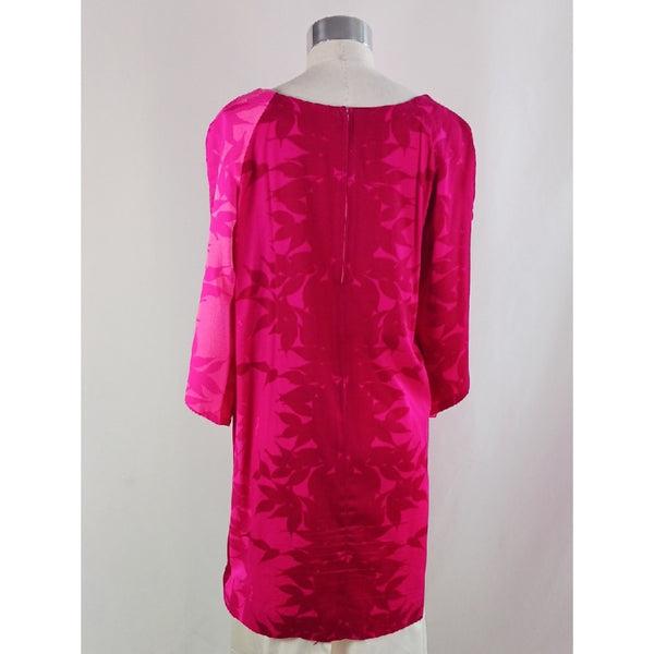 HAWAIIAN VTG PINK FLORAL DRESS.