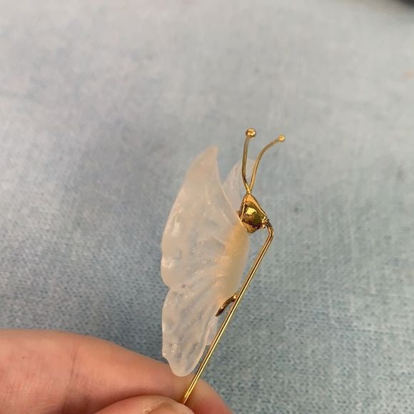 Daum France rare glass pin