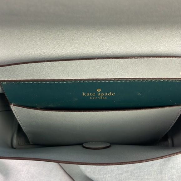 Kate Spade Teal Leather Cross Body Bag