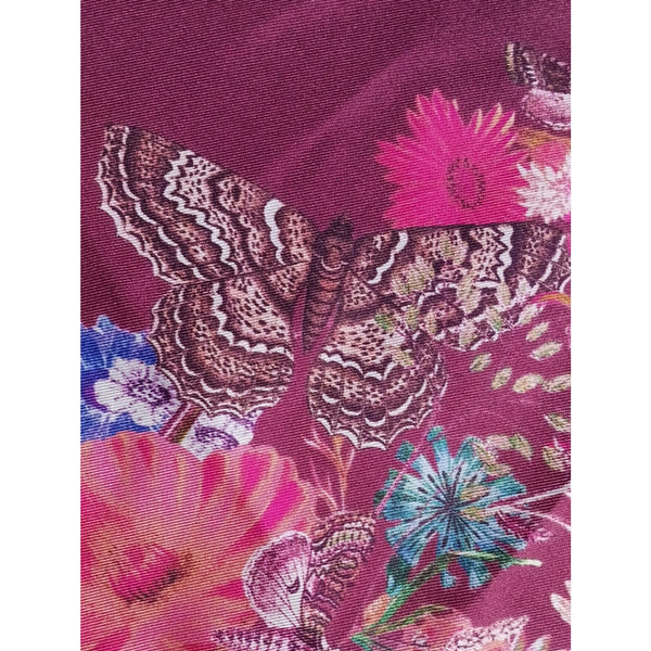 Aspinall Wine Multi Butterfly Print Scarf