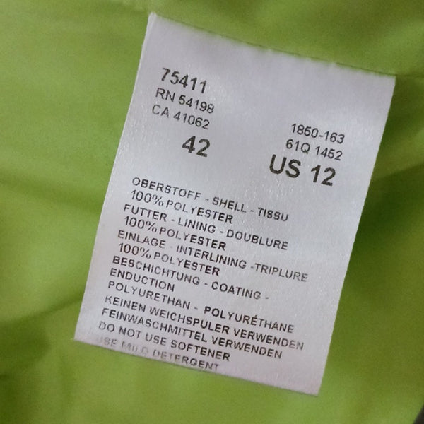 Bogner Br W Embroiderd Zip Nylon Women's Quilted Hooded Jacket.