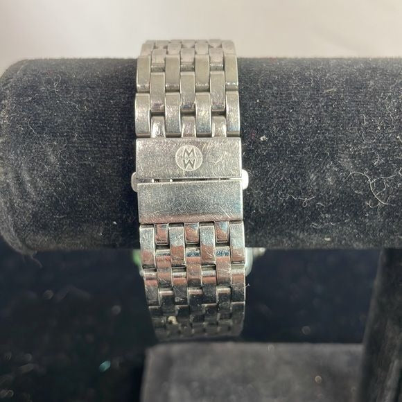Michele Silber Square Face Watch