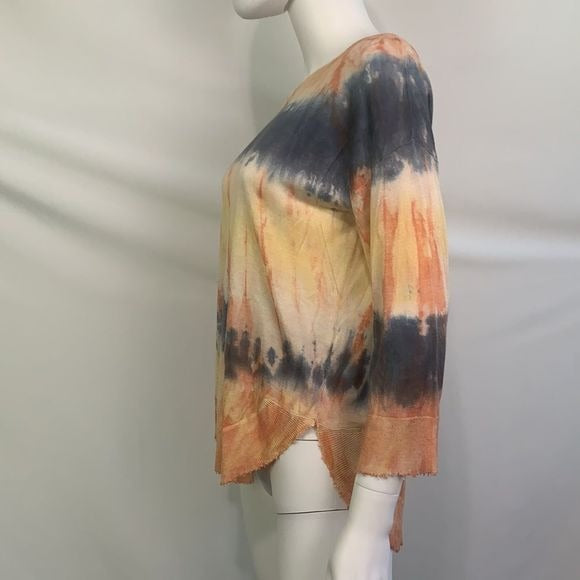Zadig & Voltaire NWT tie dye raw edge sweater