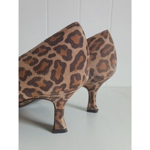 SALVATORE FERRAGAMO ANIMAL PRINT PONY PUMPS