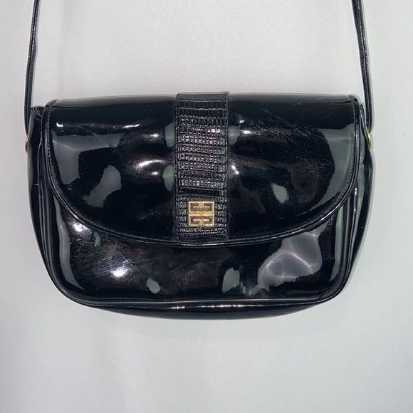 Givenchy Vintage Black Patent Bag