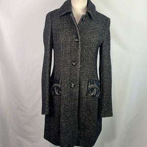 Hugo Boss Grey Shimmer With Beaded Pockets Jacket