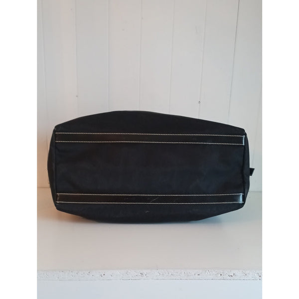 PRADA BLK NYLON NEW LARGE SATCHEL BAG