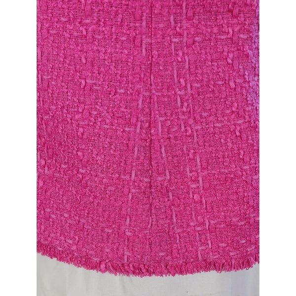 ANN TAYLOR Nwt Pink Tweed Open Front Jacket.