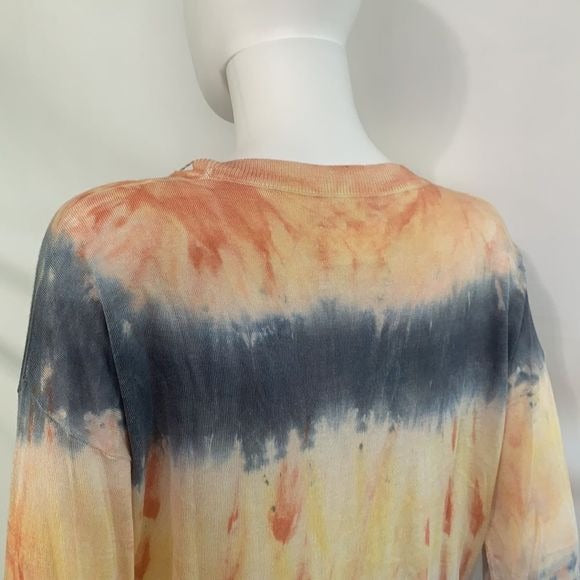 Zadig & Voltaire NWT tie dye raw edge sweater
