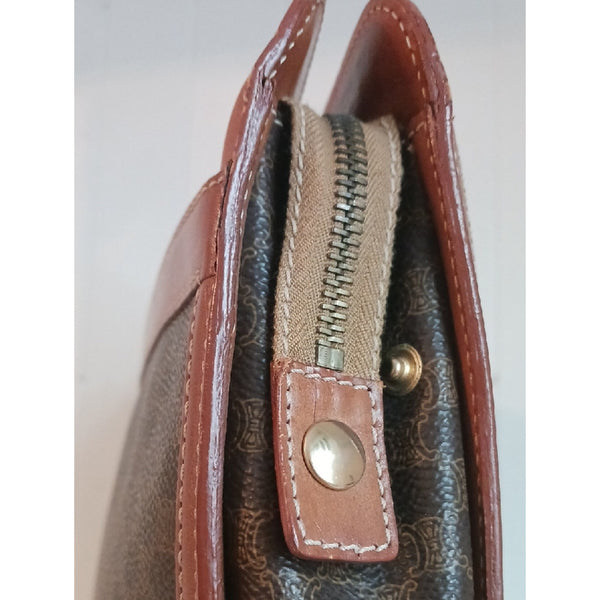 CELINE BR LOGO PORTFOLIO BAG