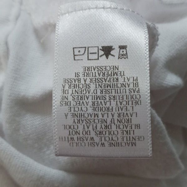 A.L.C. Classic White Cap Sleeve Cut Out Front T-Shirt