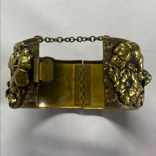 1920’s Putti Cherub/Noveau Large Bracelet