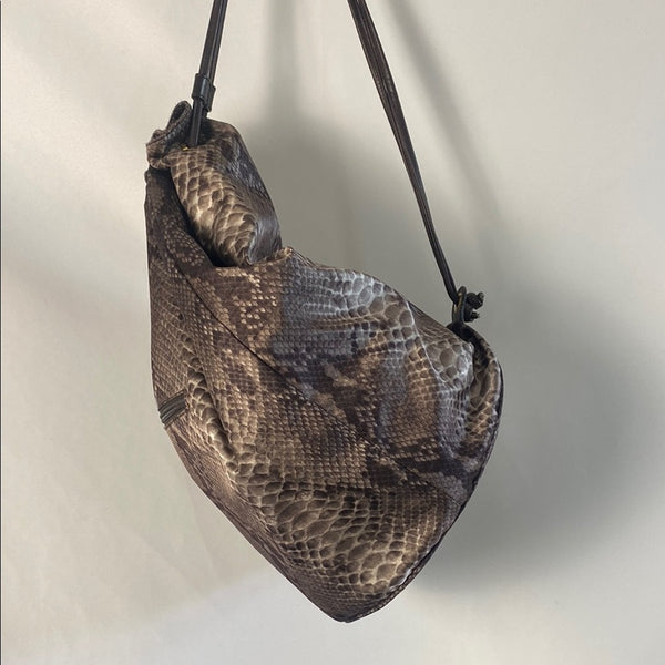 Moschino fabric  snake sling bag