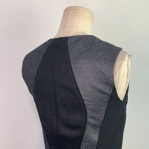 Hugo Boss NWT black grey sheath dress