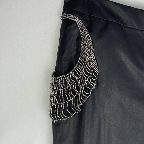 Stella Mccartney pants with silver beaded pockets