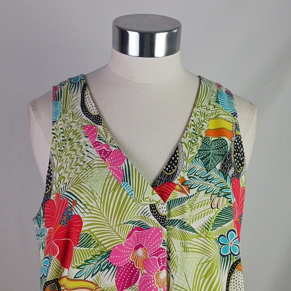 Tommy Bahama Multi Jungle Print Dress.