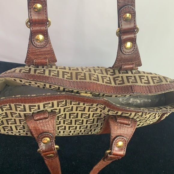 Fendi Vintage Zucchini tote bag