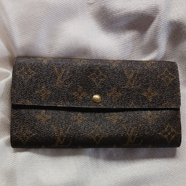 Louis Vuitton Sarah Long Vtg.Brown Monogram Wallet
