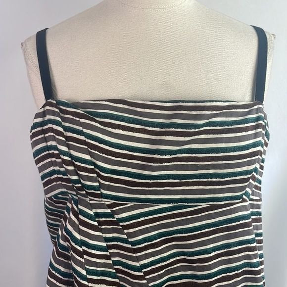 Marni Multi Striped with Bow Back Dress
