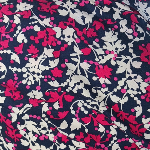 Diane Von Furstenberg Pink Blue Floral Wrap Dress.