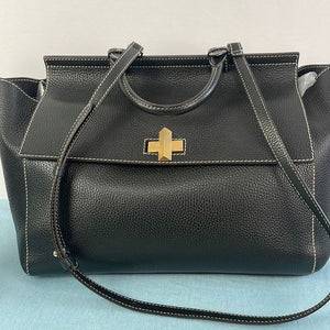 Hugo Boss Large Leather Satchel Bag