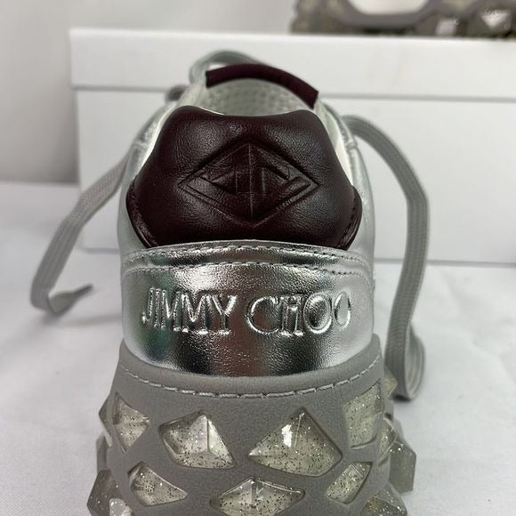 Jimmy Choo Nib Diamond x Trainer Sneakers
