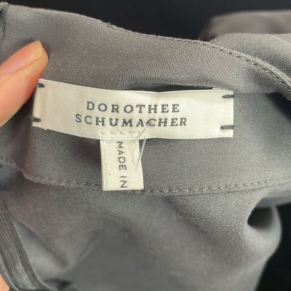 Dorothee Schumacher Black Fitted 3/4 Sleeve Dress