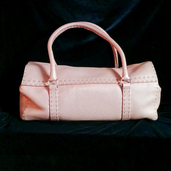 Fendi Pink Selleria Linda Satchel Bag.
