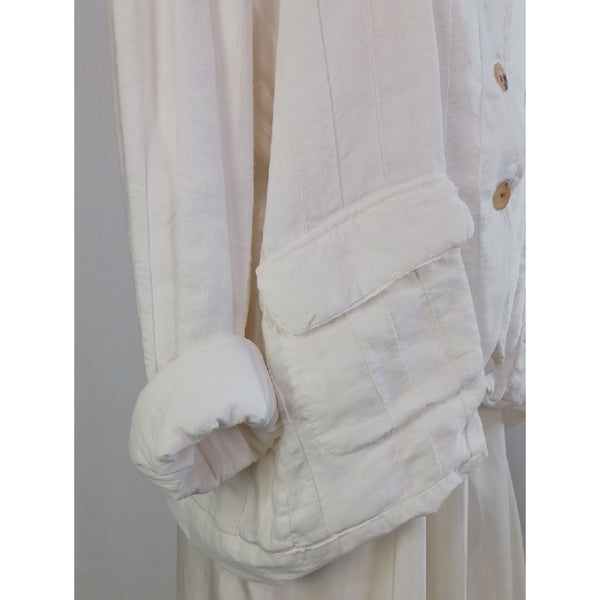 HANNAH WESSEL WHITE BLAZER JACKET