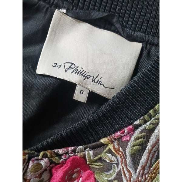PHILLIPPE LIM MULTI BROCADE BOMBER JACKET
