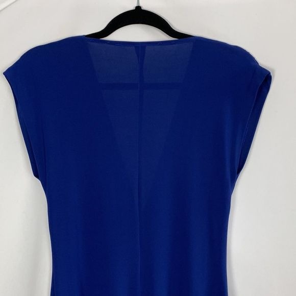 Norma Kamali Deep Blue V-Neck Vintage Jumpsuit