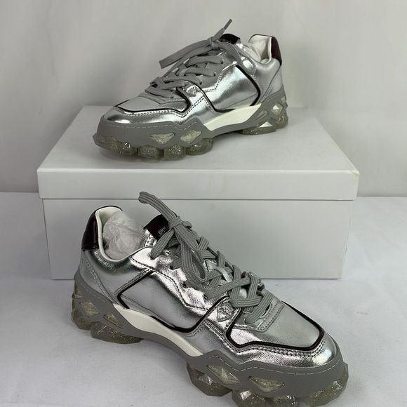 Jimmy Choo Nib Diamond x Trainer Sneakers