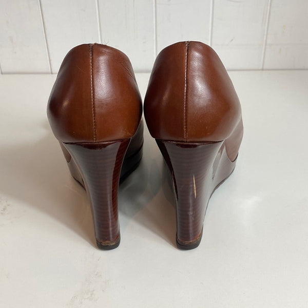 Salvatore Ferragamo Brown Wedges