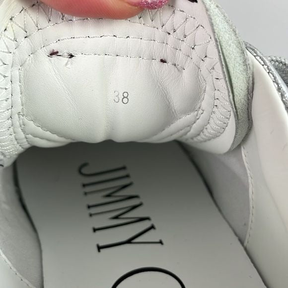 Jimmy Choo Nib Diamond x Trainer Sneakers