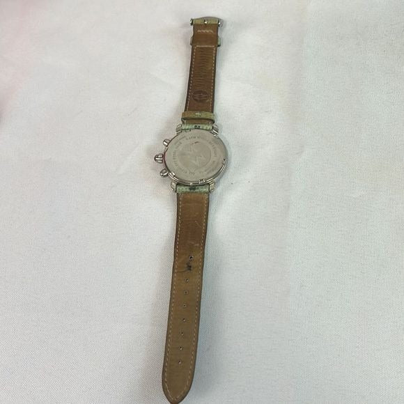 Green Mother of Pearl Face Watch