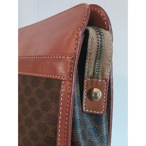 CELINE BR LOGO PORTFOLIO BAG