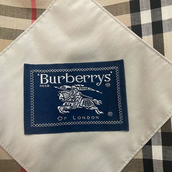 Burberry Men’s Long Plaid Lined Coat