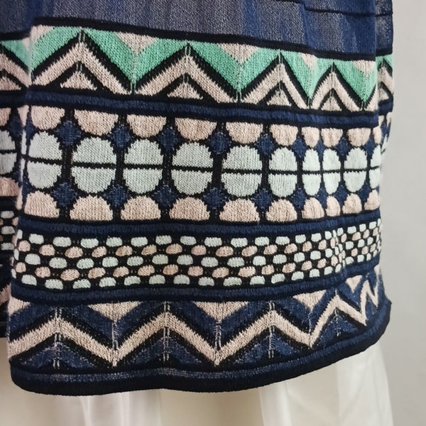 Missoni Navy W Print Sweater.