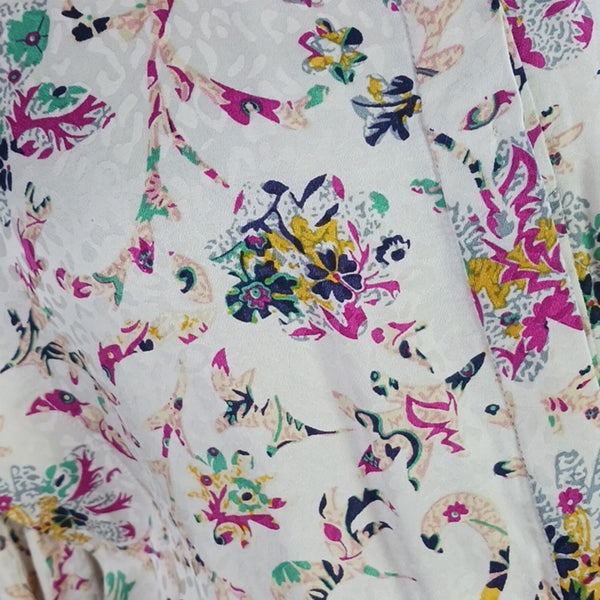 NWT Isabel Marant Ecru Floral Print Dress