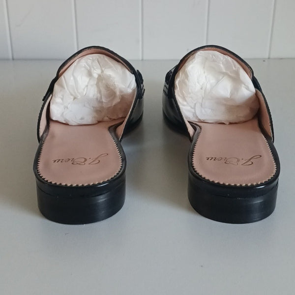 J. Crew Blk Loafers Clogs NIB.
