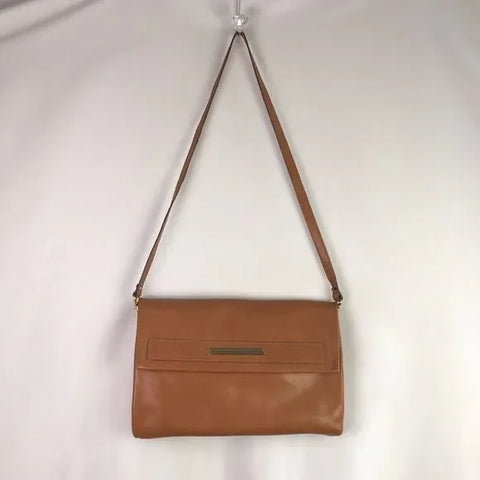 I Santi Italian Brown Leather Thin Bag