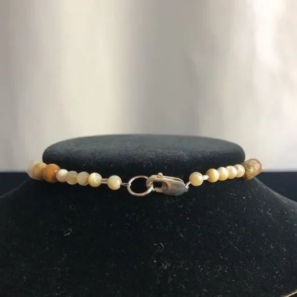 Ammonite Mother of Pearl Necklace