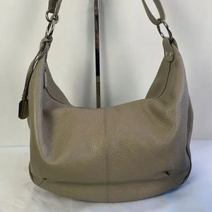 Furla Tan Pebbled Leather Satchel Bag