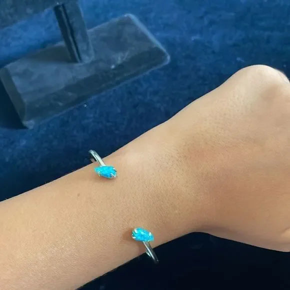 Kendra Scott Cuff Bracelet With Blue Stones