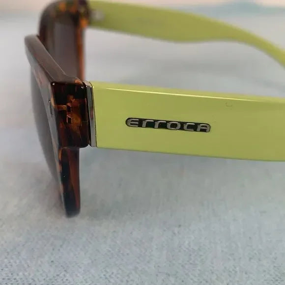Erroca Tortoise and Green Sunglasses