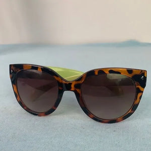 Erroca Tortoise and Green Sunglasses